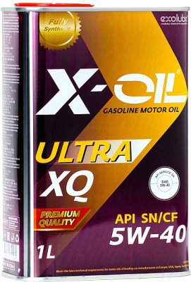 Моторное масло X-Oil Ultra XQ 5W40 SN/CF / G10540-01T (1л)