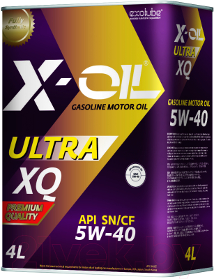 Моторное масло X-Oil Ultra XQ 5W40 SN/CF / G10540-04T (4л)