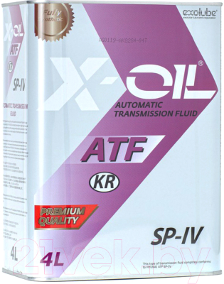 Трансмиссионное масло X-Oil ATF SP IV / AK82S4-04T (4л)