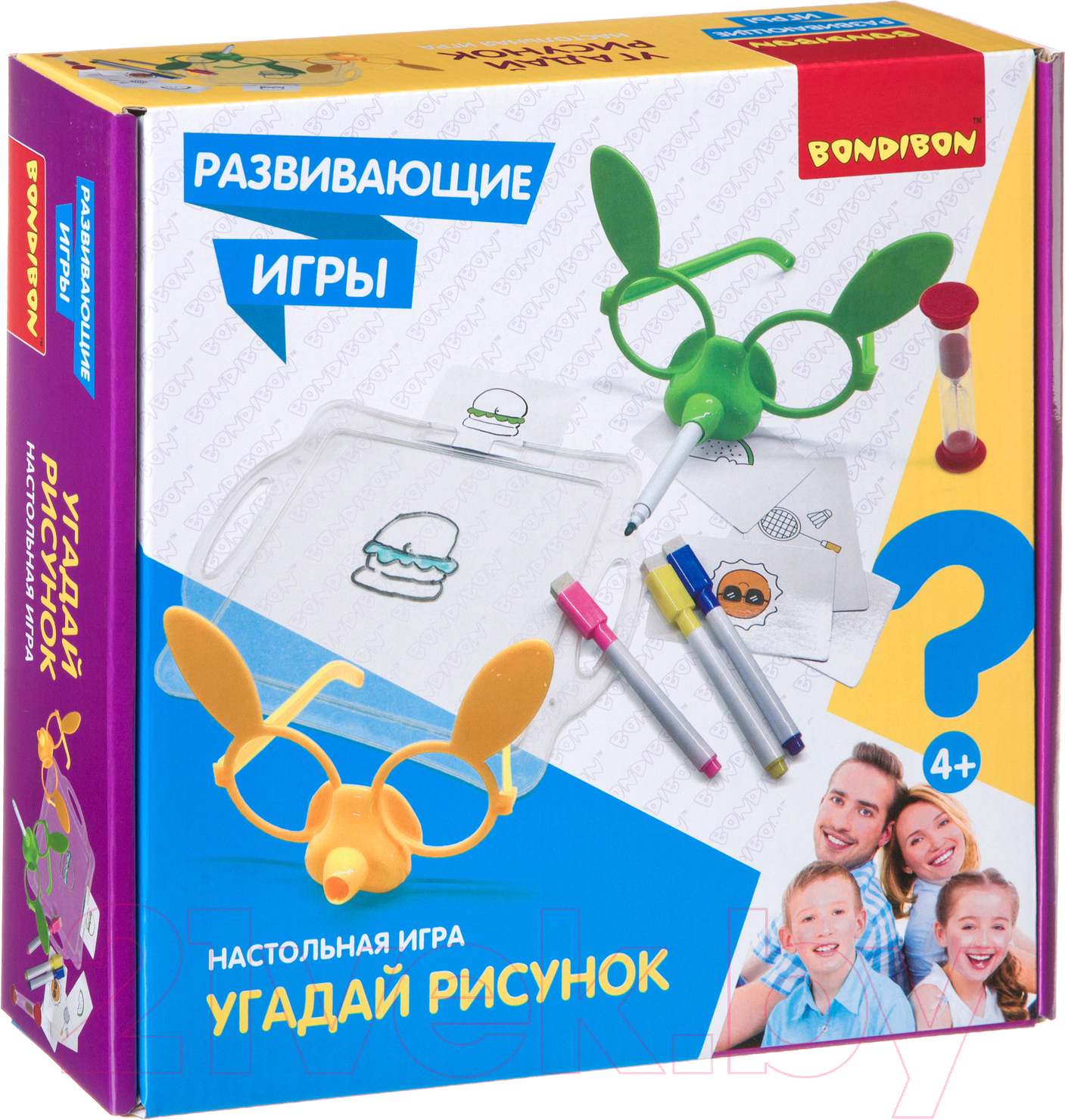 Развивающая игра Bondibon Угадай рисунок / ВВ4468 - lavka24.by