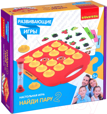 

Развивающая игра Bondibon, Найди пару 2 / ВВ4470