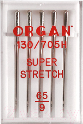 Набор игл для швейной машины Organ 5/65 (супер стрейч)