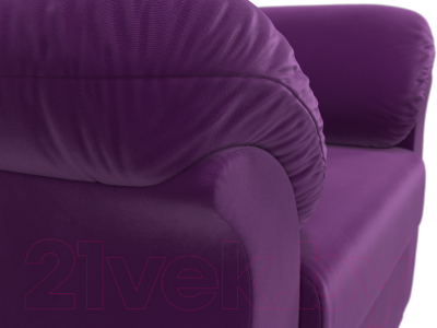 Кресло мягкое Лига Диванов Карнелла 240 / 105845 (микровельвет фиолетовый)