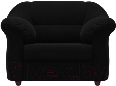 Кресло мягкое Лига Диванов Карнелла 240 / 105846 (микровельвет черный)