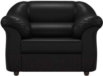 Кресло мягкое Лига Диванов Карнелла 240 / 105853 (экокожа черный)