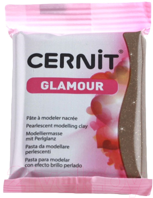 Полимерная глина Cernit Glamour / CE0910056800 (коричневый)