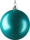 Миниатюра изображения товара Шар новогодний Erich Krause Decor Бирюза / 46845