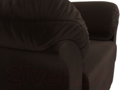 Кресло мягкое Лига Диванов Карнелла 240 / 105842 (микровельвет коричневый)