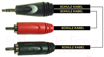 Адаптер Schulz Kabel Stereo Mini Jack RCA30 (1м)