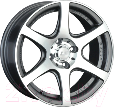 Литой диск LS wheels LS 328 17x7.5" 4x108мм DIA 65.1мм ET 28мм GMF