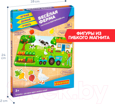 Настольная игра Bondibon Весёлая ферма / ВВ4830