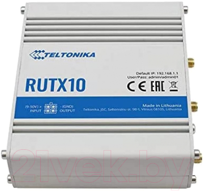 Беспроводной маршрутизатор Teltonika RUTX10 (RUTX10000000)