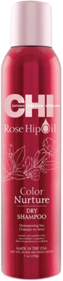 

Сухой шампунь для волос CHI, Белый (универсальный), Rose Hip Oil для окрашенных волос