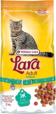 Сухой корм для кошек LARA Adult с индейкой и курицей / 441079 (2кг) - 
