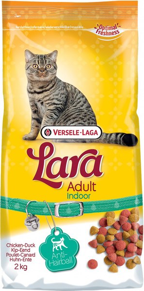Сухой корм для кошек LARA Adult с индейкой и курицей / 441079 (2кг)
