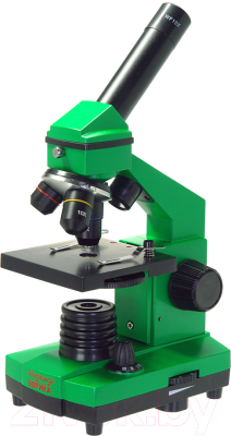Микроскоп оптический Микромед Эврика 40х-400х в кейсе / 25447 (лайм)