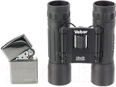 Бинокль Veber Sport БН 10x25 / 11008 (черный)