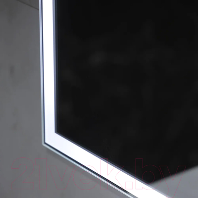 Зеркало Пекам Greta 80x70 / greta-80x70s (с подсветкой и сенсором на прикосновение)