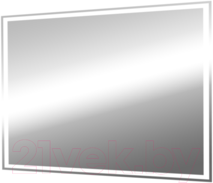 Зеркало Пекам Greta 100x80 (с подсветкой, подогревом и сенсором)