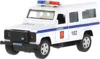 Автомобиль игрушечный Технопарк Land Rover Defender. Полиция / DEFENDER-12POL-WH - 