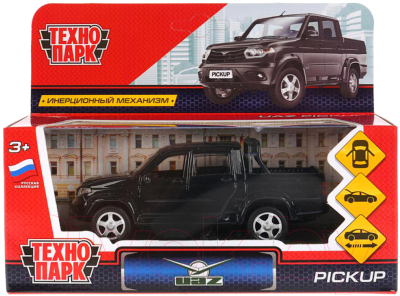 Автомобиль игрушечный Технопарк UAZ Pickup / PICKUP-BK