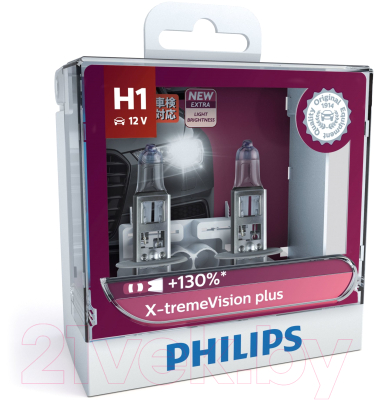 Комплект автомобильных ламп Philips 12258XVPS2 (2шт)