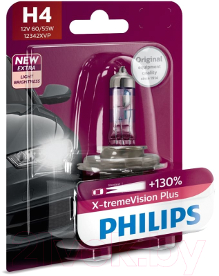 Автомобильная лампа Philips H4 12342XVPB1