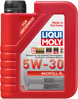 

Моторное масло Liqui Moly, Nachfull-Oil 5W30 / 21286