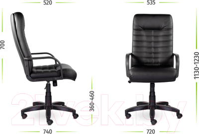 Кресло офисное UTFC Орион В (S-0401/черный)