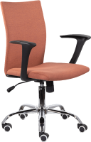 Кресло офисное UTFC Бэрри хром (Moderno Тerrakot 05) - 