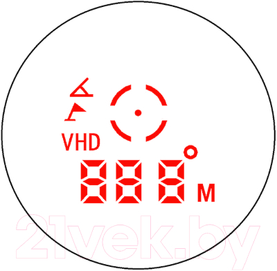 Дальномер оптический Veber 6x21 LR 800EPD / 27396