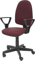 Кресло офисное UTFC Престиж Гольф (Z07/бордовый) - 