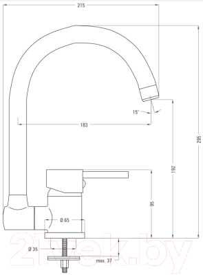 Смеситель Deante Aster BCA 061M