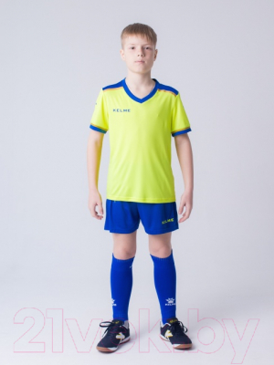 Футбольная форма Kelme S/S Football Set Kid / 3873001-918 (160, салатовый)