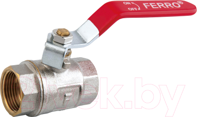 

Шаровой кран Ferro, Красный, Normal 1 1/4" ВР-ВР