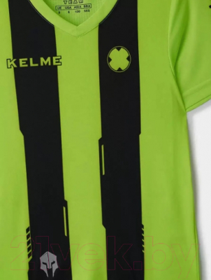 Футбольная форма Kelme Short Sleeve Football Kid / 3883018-933 (140, салатовый)