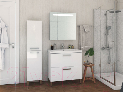 Шкаф с зеркалом для ванной Cersanit Melar / SP-LS-MEL70-Os