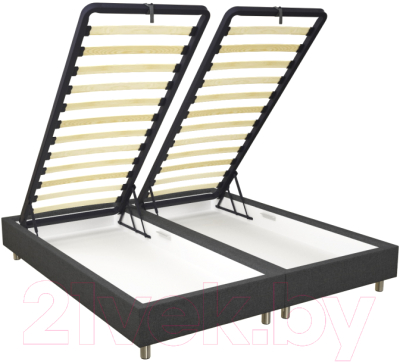 Двуспальная кровать Proson Madrid Boxspring Lift Лофти 160x200 (мокко)