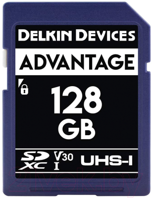 Карта памяти Delkin Devices Advantage SDXC 128GB 633X UHS-I (Class 10) V30 (DDSDW633128B)