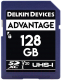 Карта памяти Delkin Devices Advantage SDXC 128GB 633X UHS-I (Class 10) V30 (DDSDW633128B) - 