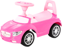 Каталка детская Полесье  SuperCar №1 со звуковым сигналом  / 84477 (розовый) - 