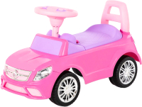 Каталка детская Полесье SuperCar №3 со звуковым сигналом / 84491 (розовый) - 