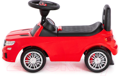 Каталка детская Полесье автомобиль SuperCar №6 со звуковым сигналом / 84590 (красный)