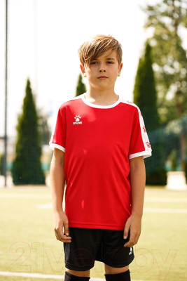 Футбольная форма Kelme Short Sleeve Football Set Kids / 3883033-610 (120, красный)