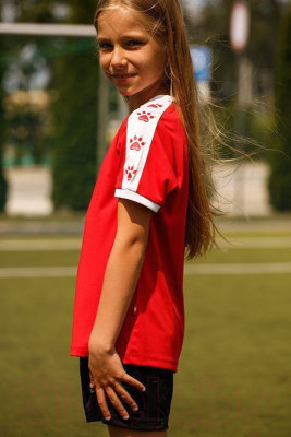 Футбольная форма Kelme Short Sleeve Football Set Kids / 3883033-610 (120, красный)