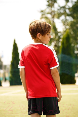 Футбольная форма Kelme Short Sleeve Football Set Kids / 3883033-610 (130, красный)
