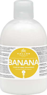 

Шампунь для волос, KJMN Для укрепления с мультивитаминным комплексом. Банан