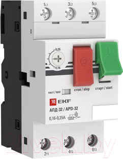 Автоматический выключатель пуска двигателя EKF PROxima apd2-0.16-0.25