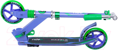 Самокат городской Ridex Razzle (фиолетовый/зеленый)