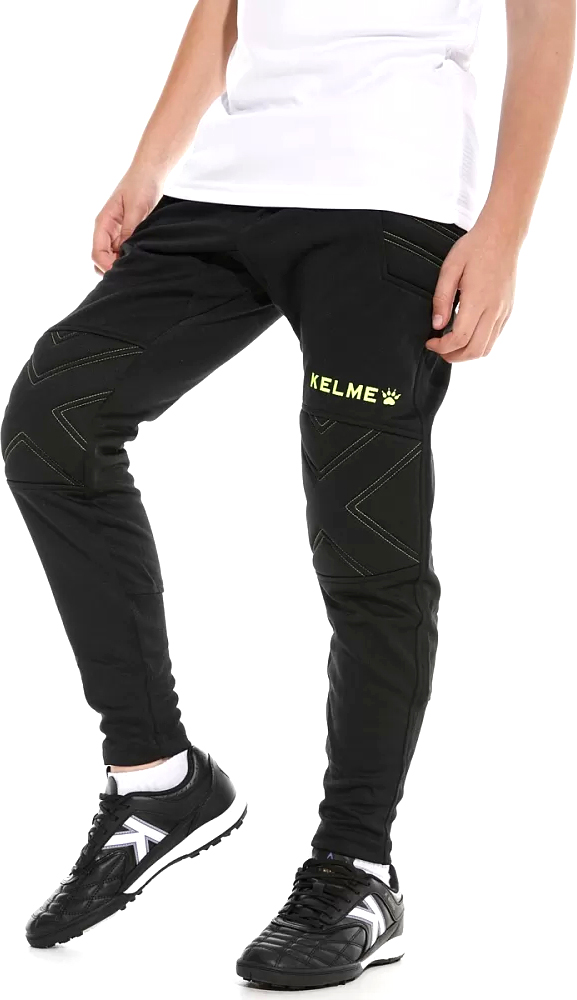 Брюки футбольные Kelme Goalkeeper Pants Kid / K15Z408LC-010 (черный, р.160)